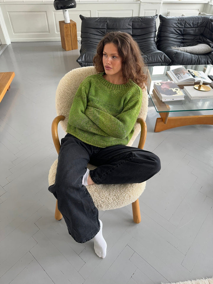 Isla | Women’s knit sweater with multicolored design