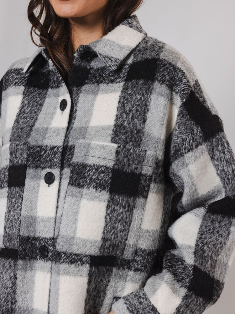Princess | Women’s long checked jacket