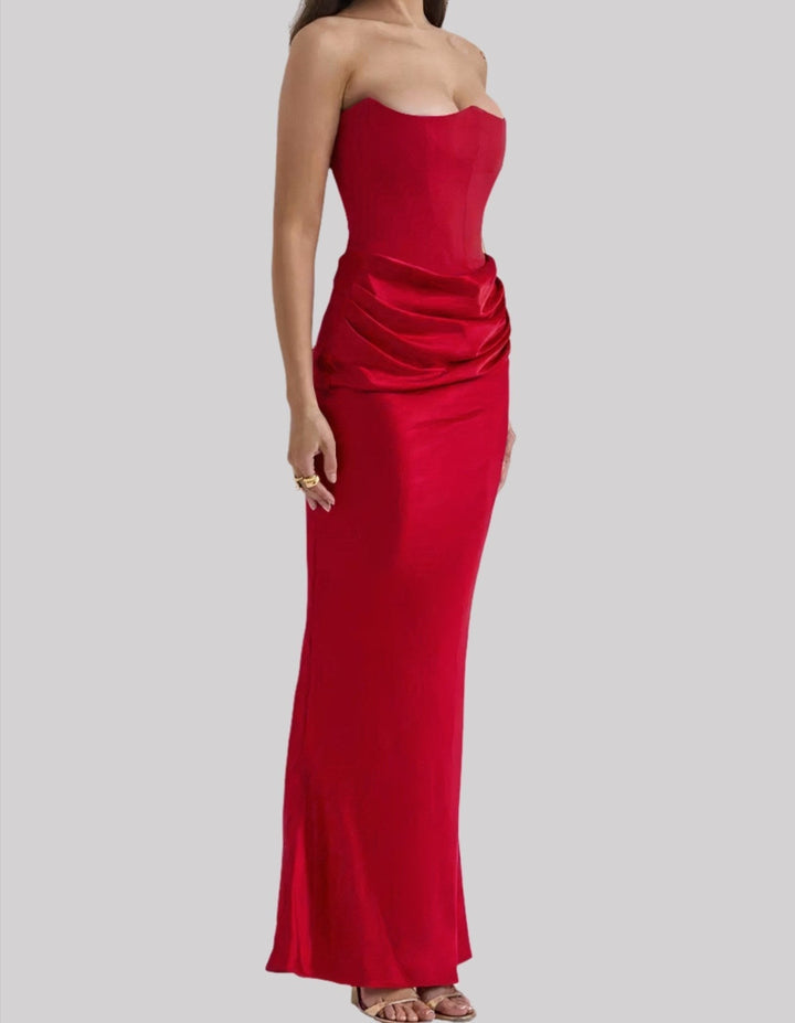 Vera | Strapless tube elegant maxi dress