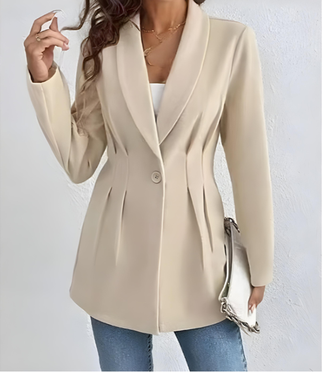 Bella | Women’s slim-fit blazer with notch lapel and single-button closure