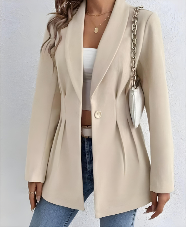 Bella | Women’s slim-fit blazer with notch lapel and single-button closure