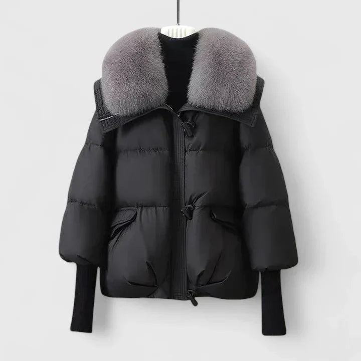 Zyrill | Women’s padded jacket with faux fur collar