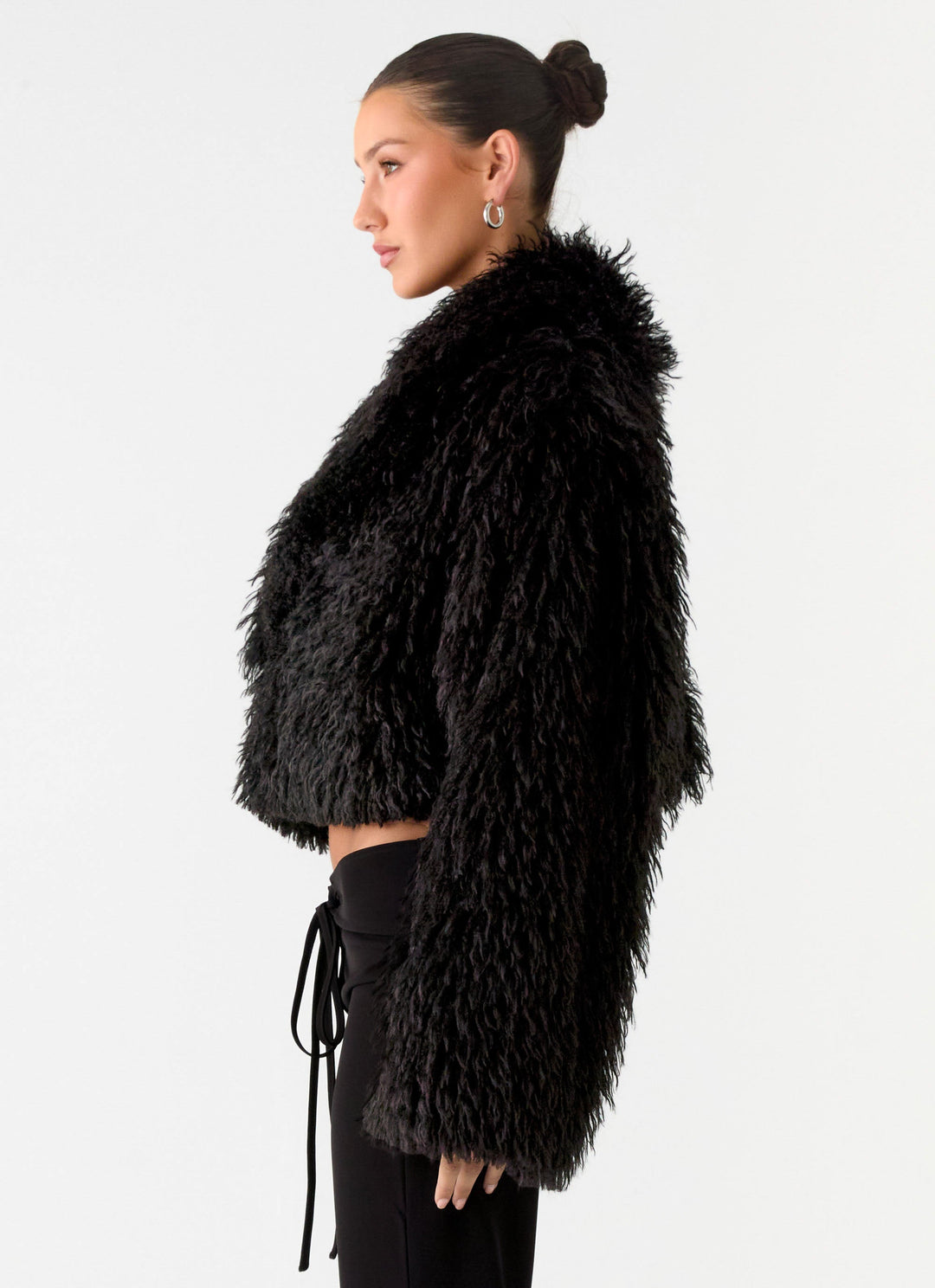 Georgina | Women’s cropped faux-fur jacket
