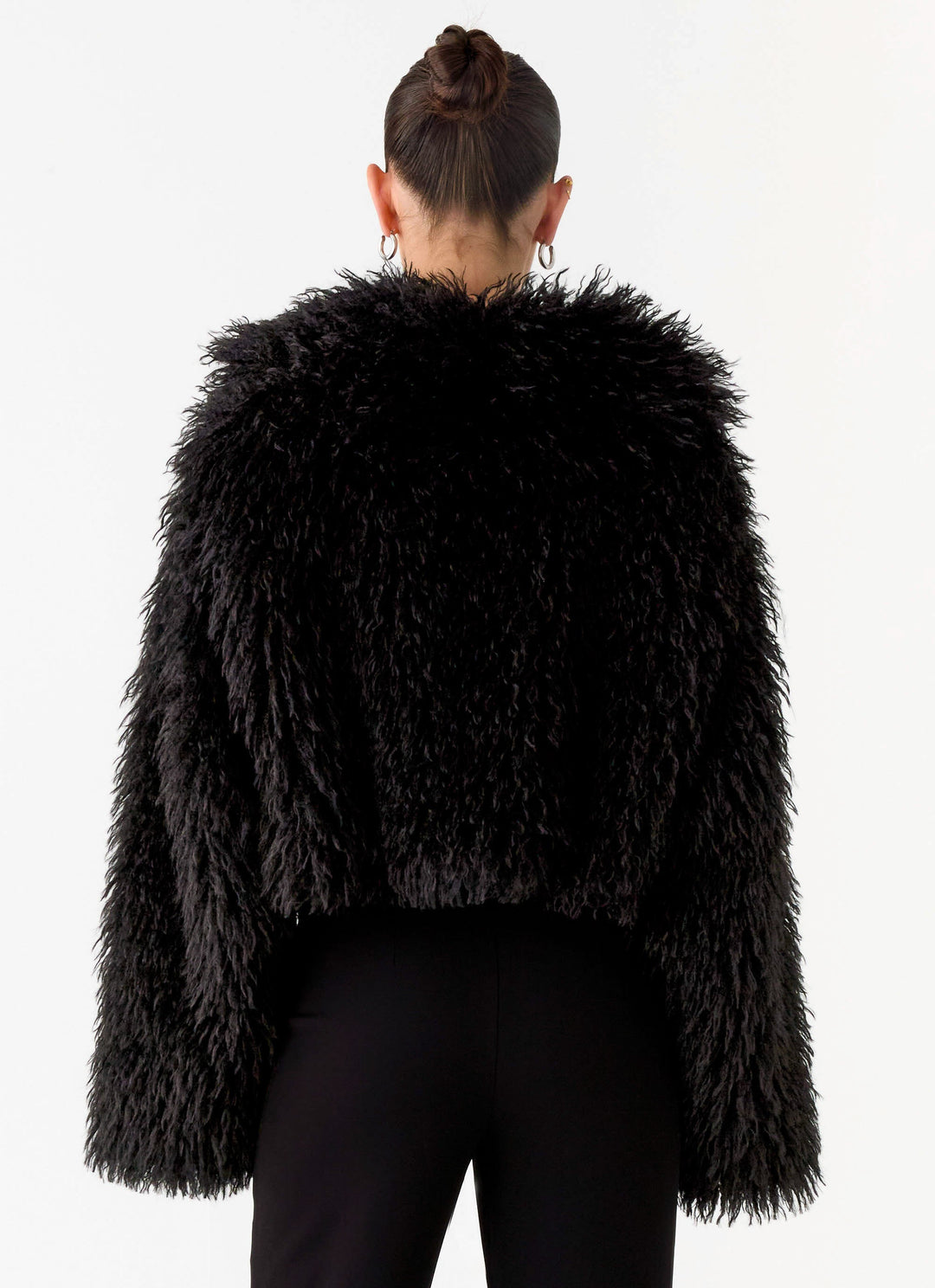 Georgina | Women’s cropped faux-fur jacket