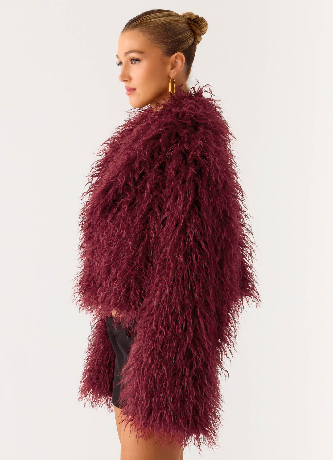 Virgie | Women’s cropped faux-fur jacket