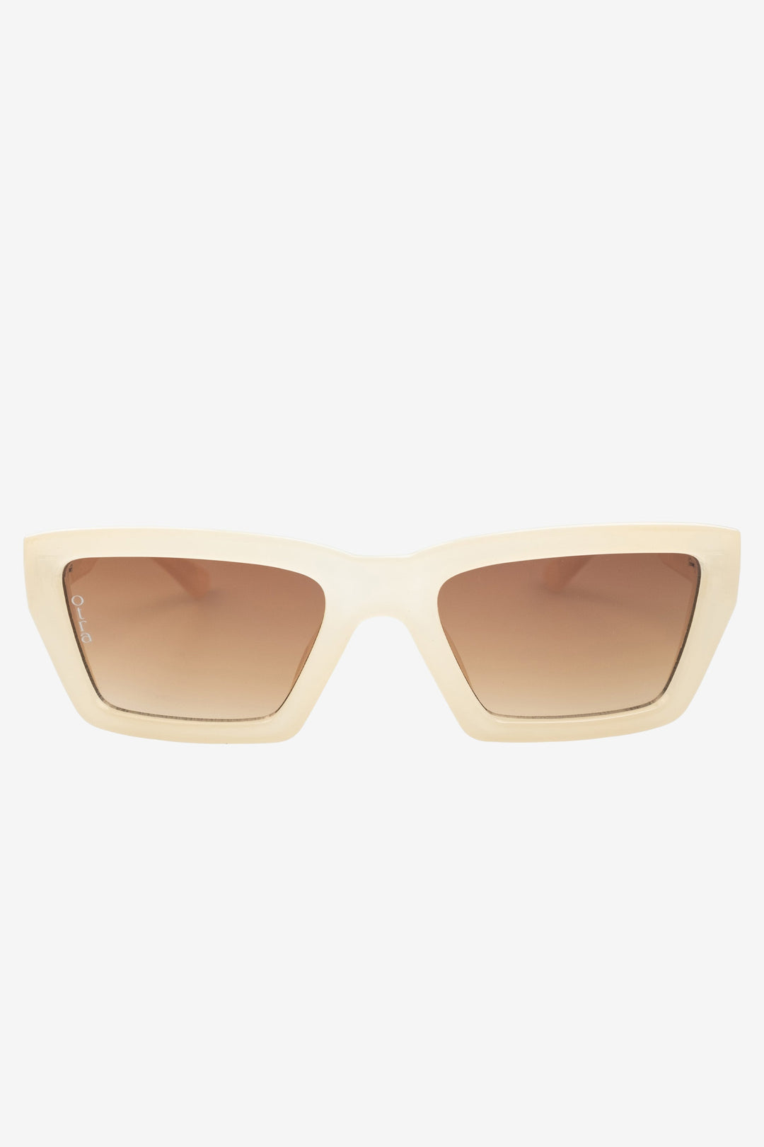 Aljena | Women’s square-frame sunglasses with brown-fade lenses