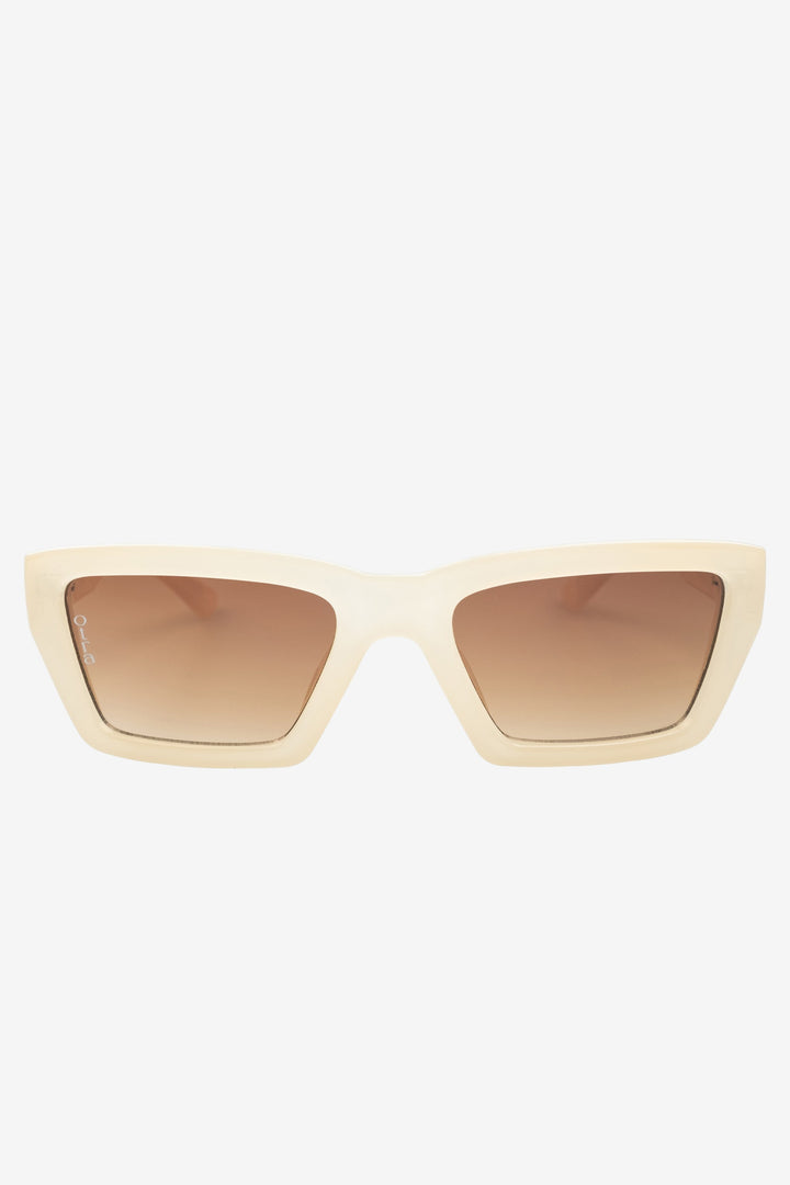 Aljena | Women’s square-frame sunglasses with brown-fade lenses