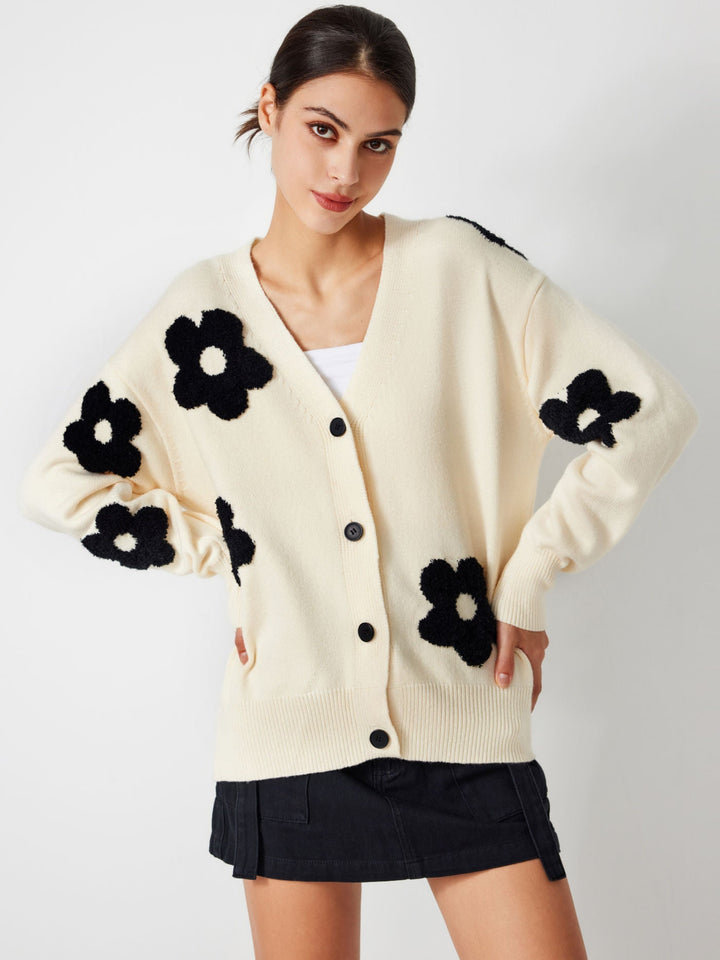 Lauren | Women's floral button cardigan