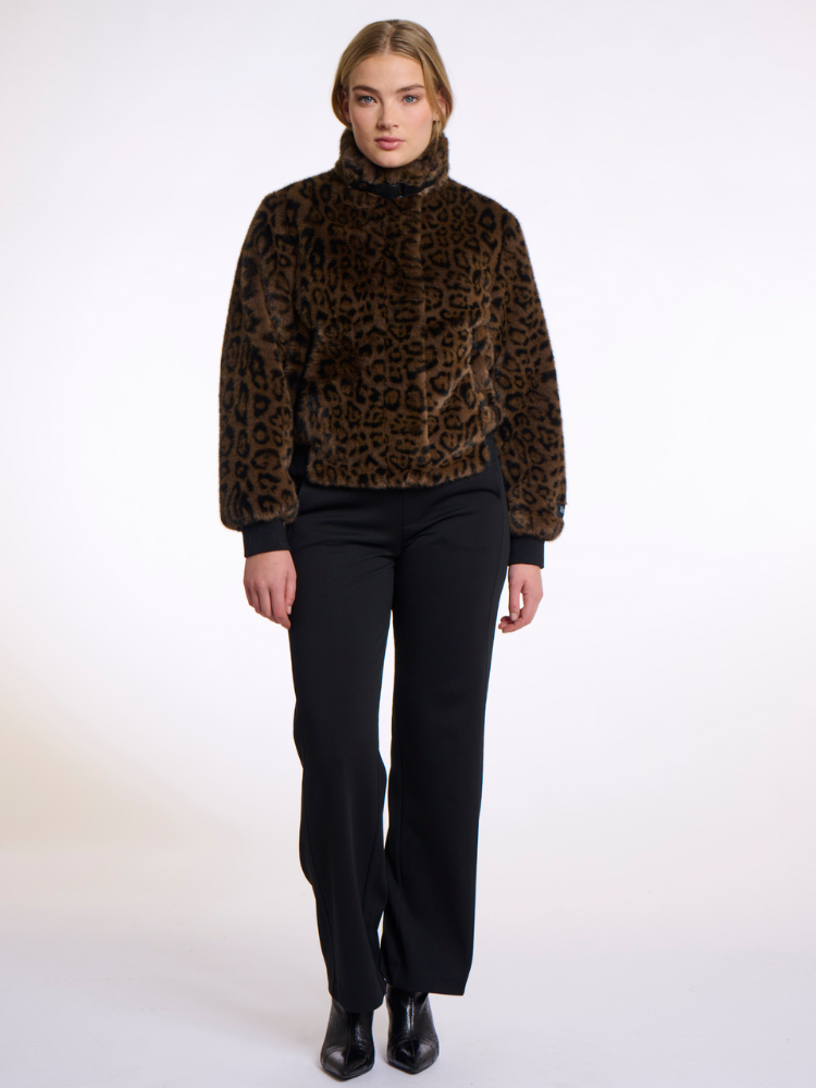 Gillian | Women’s short faux-fur jacket