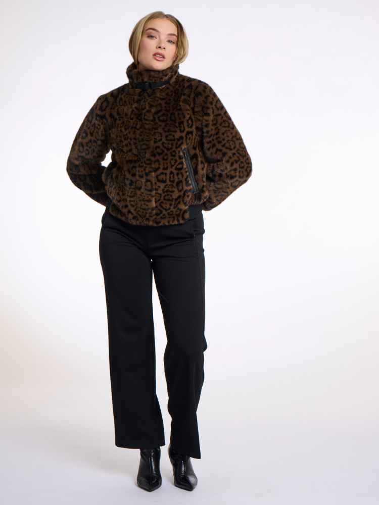 Gillian | Women’s short faux-fur jacket