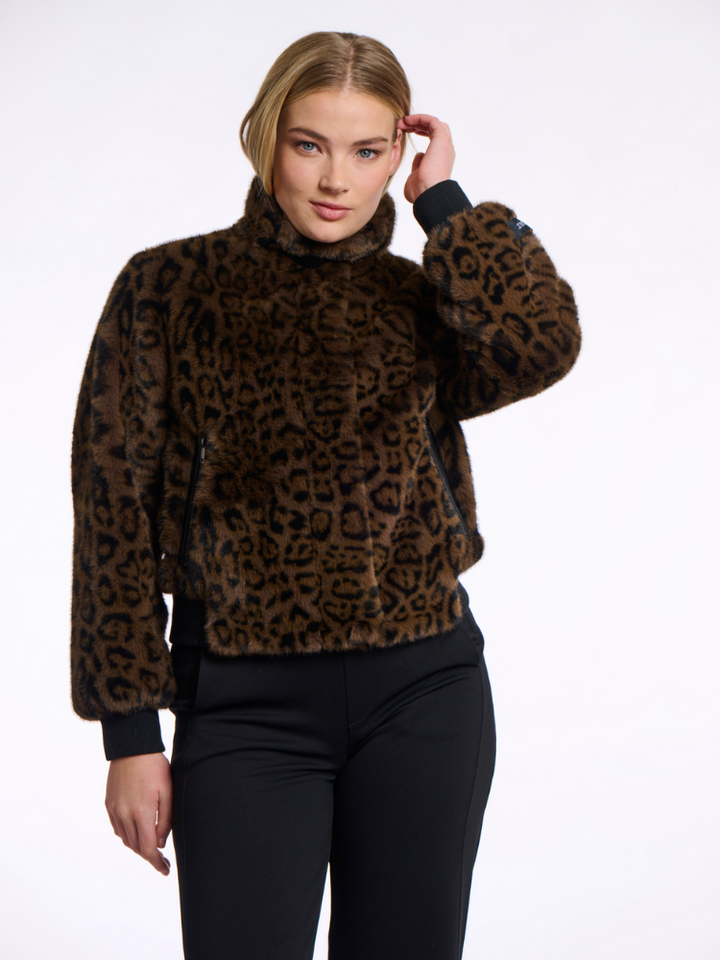 Gillian | Women’s short faux-fur jacket