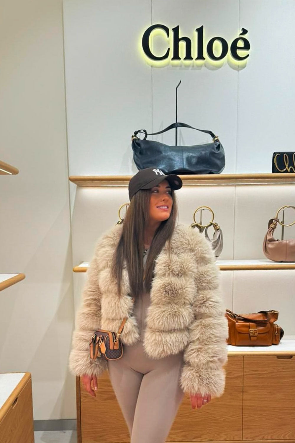 Kamari | Women’s faux fur bubble coat