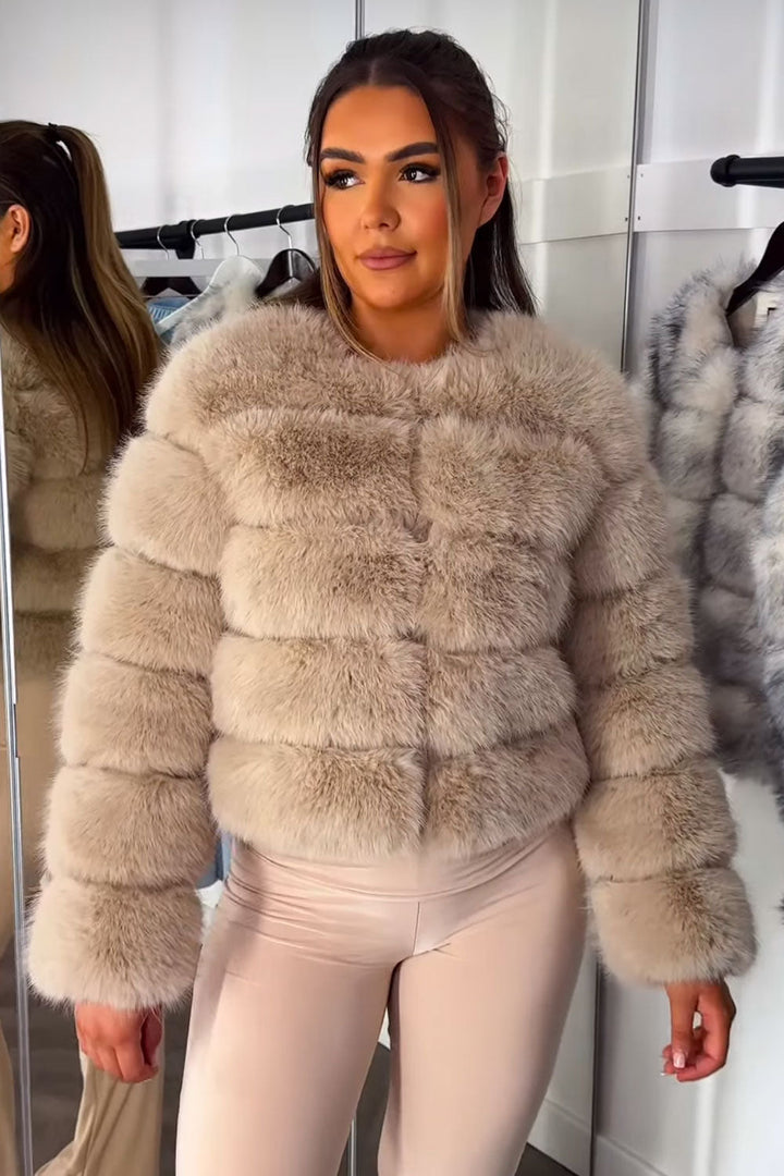 Kamari | Women’s faux fur bubble coat