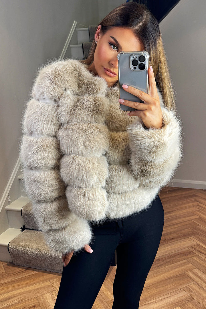 Kamari | Women’s faux fur bubble coat