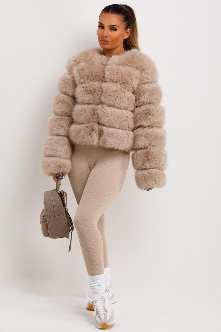 Kamari | Women’s faux fur bubble coat