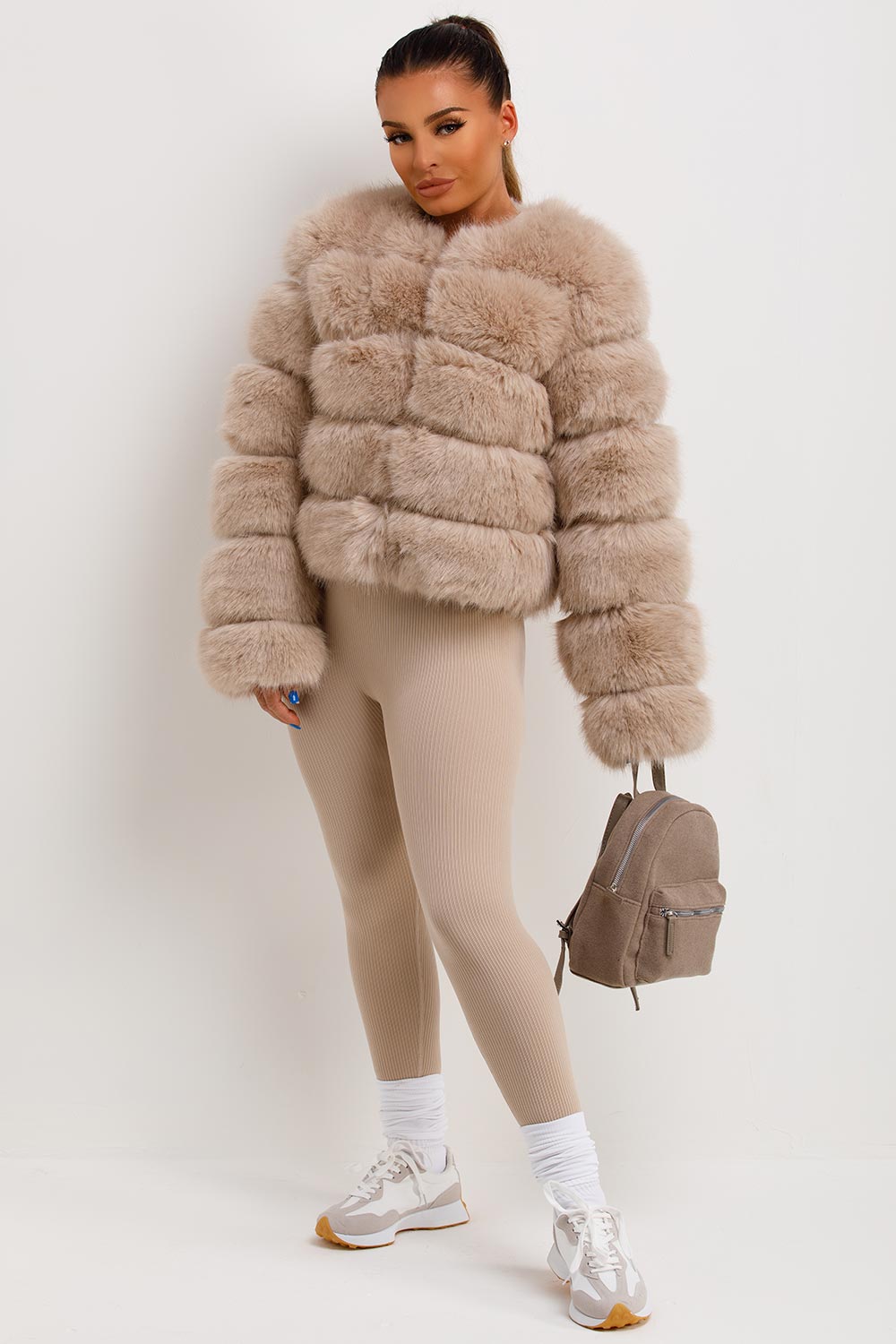 Kamari | Women’s faux fur bubble coat
