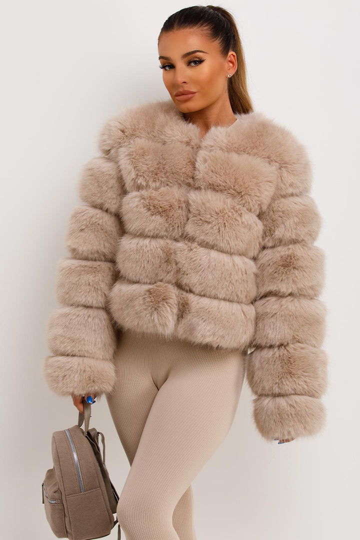Kamari | Women’s faux fur bubble coat