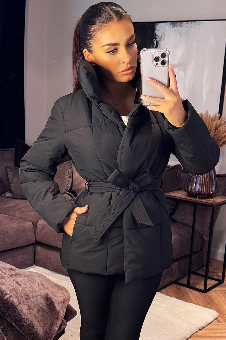 Reya | Women’s duvet padded jacket with belt