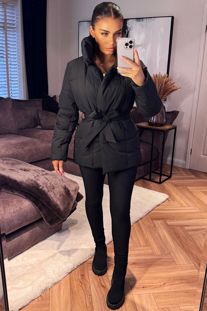 Reya | Women’s duvet padded jacket with belt