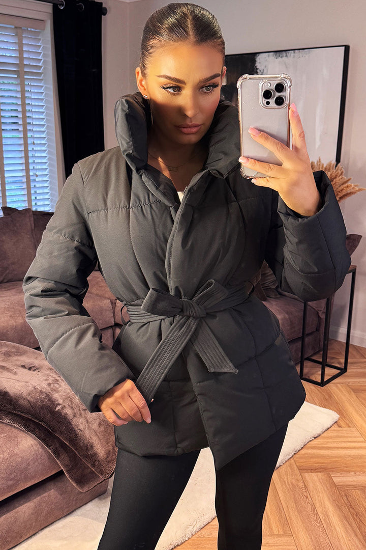 Reya | Women’s duvet padded jacket with belt