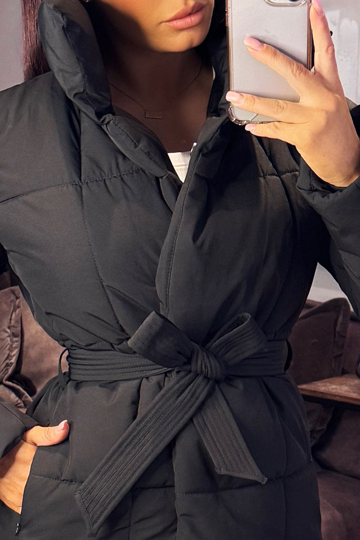 Reya | Women’s duvet padded jacket with belt