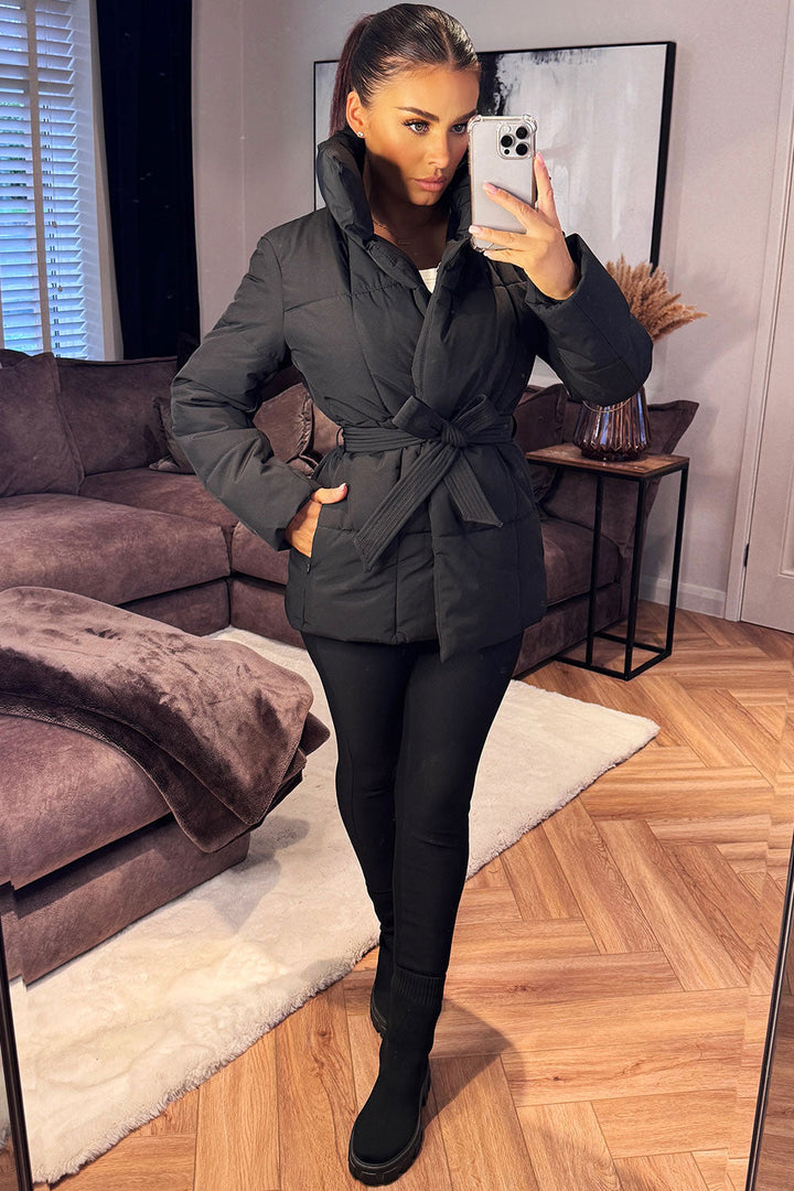 Reya | Women’s duvet padded jacket with belt