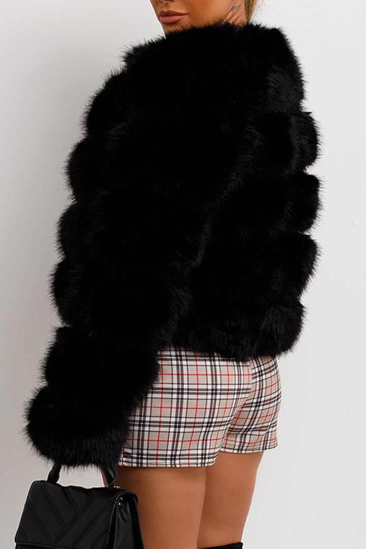 Tenley | Women’s faux fur bubble jacket