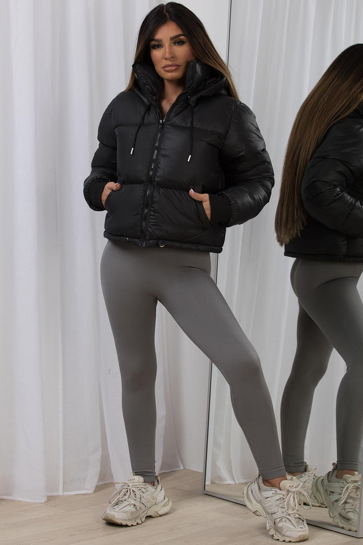 Kahlani | Women’s puffer jacket with detachable hood