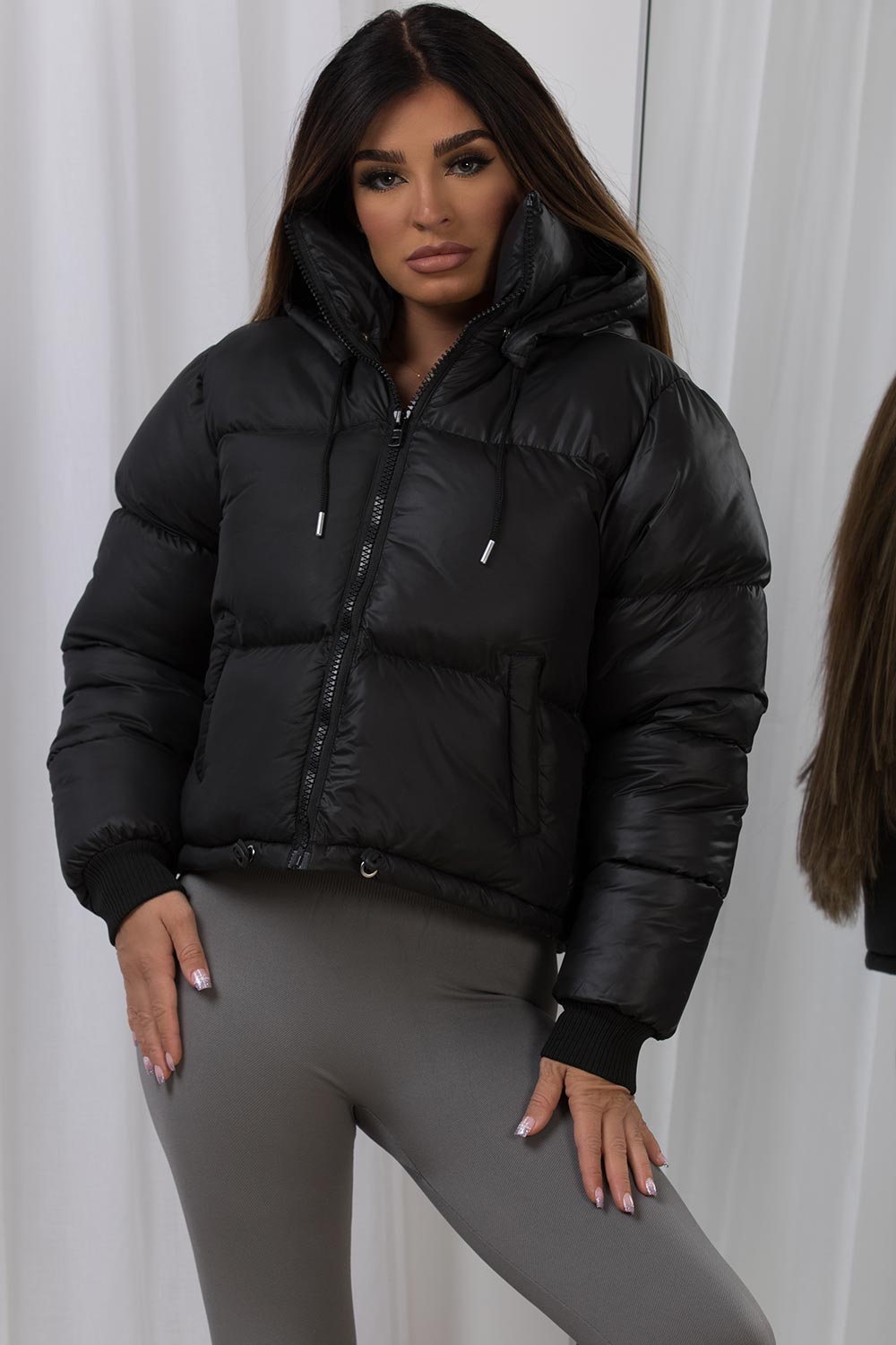 Kahlani | Women’s puffer jacket with detachable hood