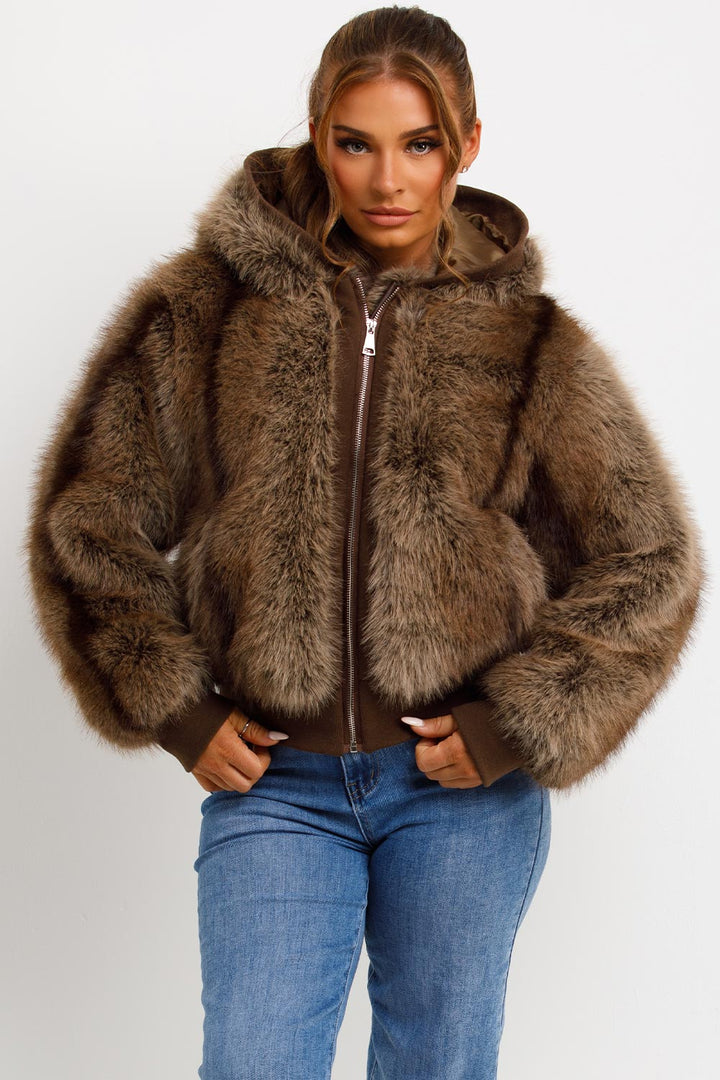 Bellamy | Women’s faux-fur hooded jacket