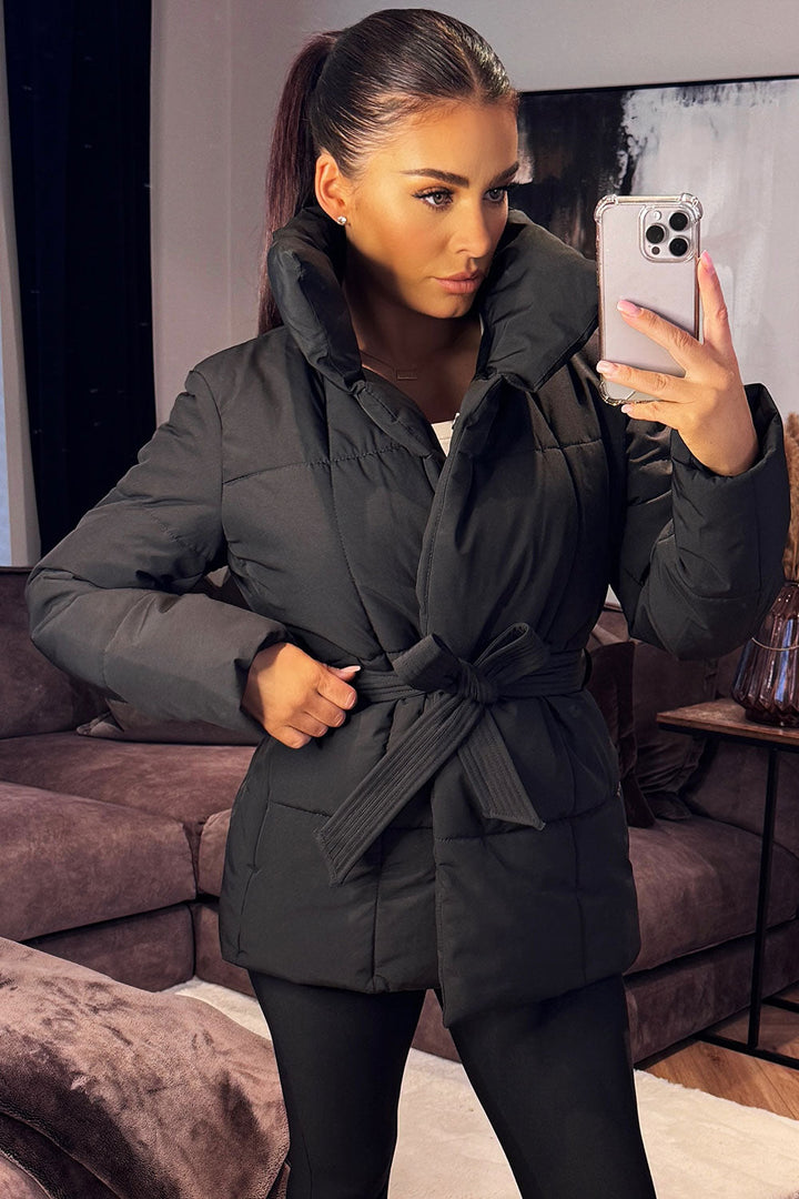 Reya | Women’s duvet padded jacket with belt