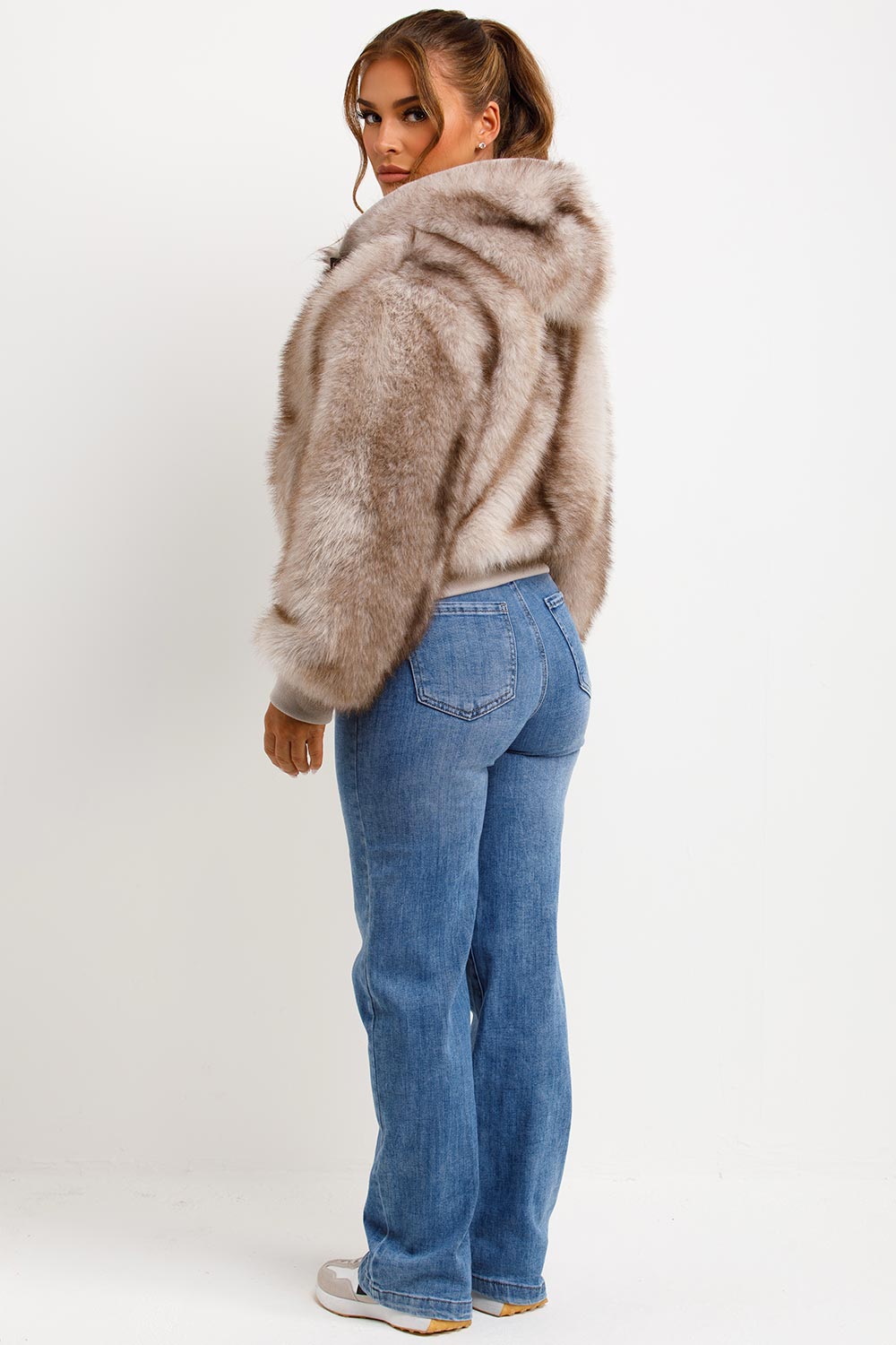 Clarice | Women’s faux fur hooded coat