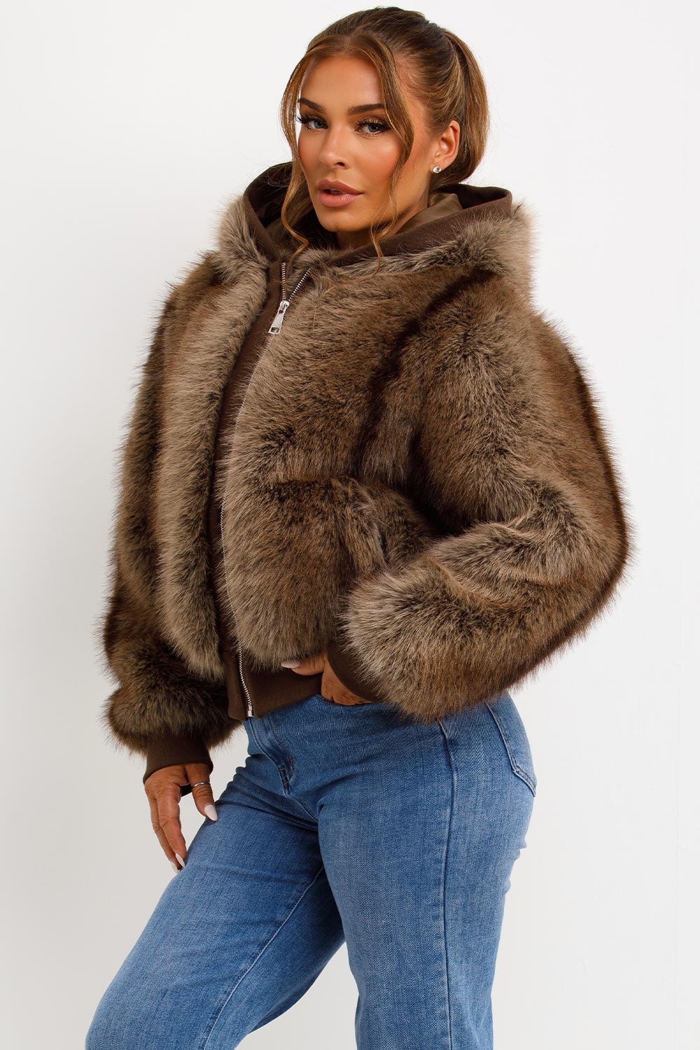 Bellamy | Women’s faux-fur hooded jacket