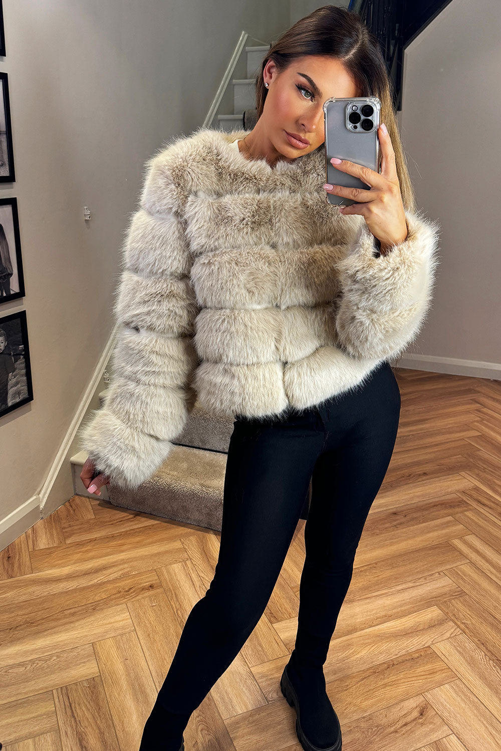 Kamari | Women’s faux fur bubble coat