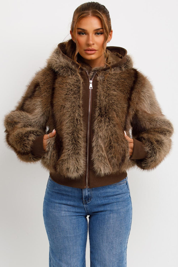 Bellamy | Women’s faux-fur hooded jacket