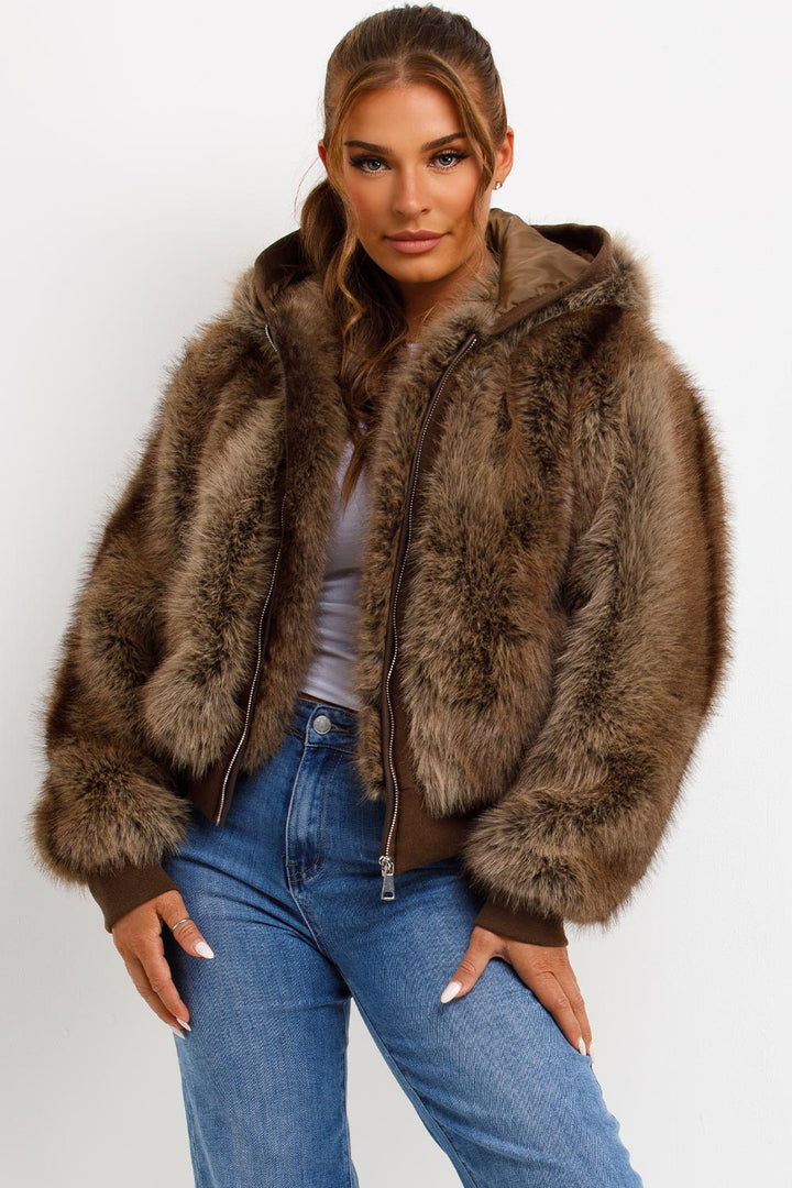 Bellamy | Women’s faux-fur hooded jacket