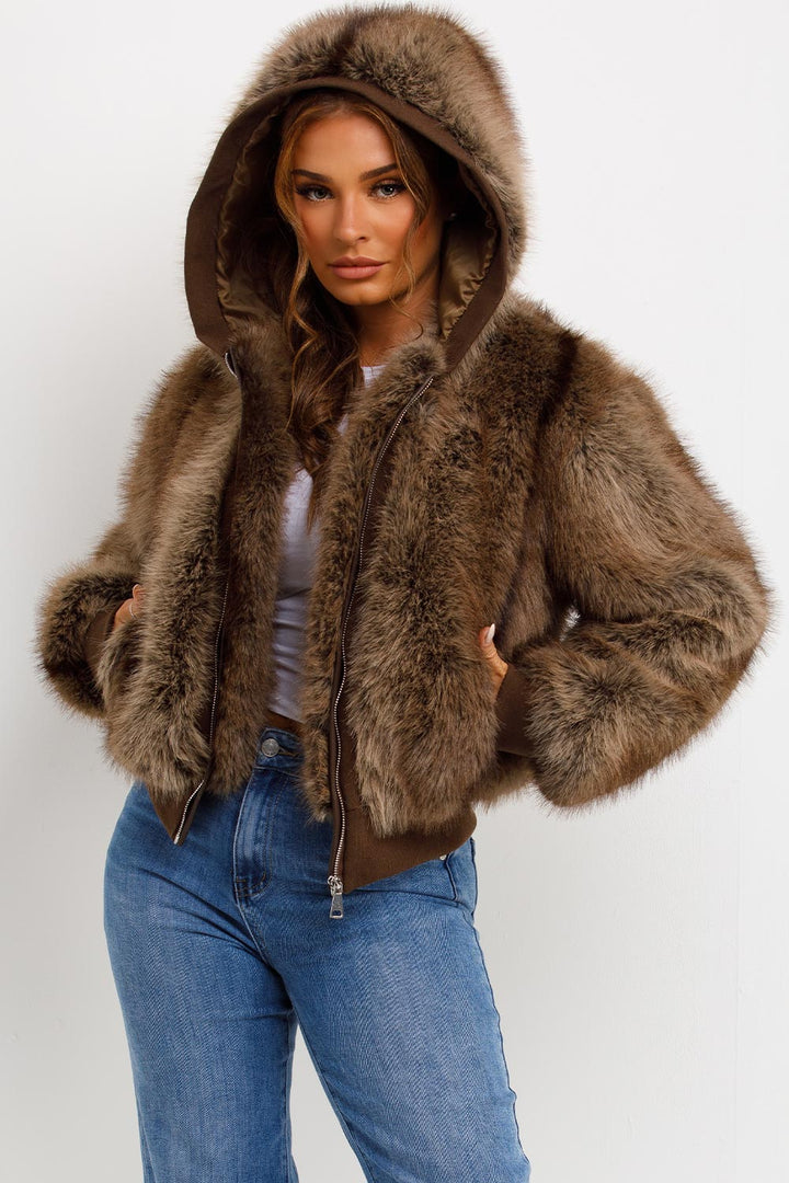 Bellamy | Women’s faux-fur hooded jacket