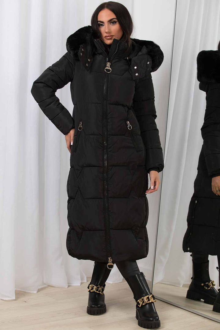 Eleanore | Women’s long puffer padded coat