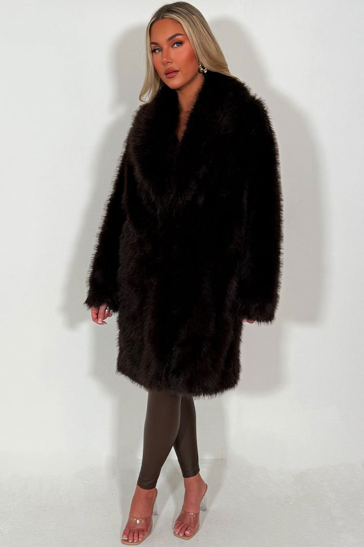 Zadie | Women’s long faux fur coat