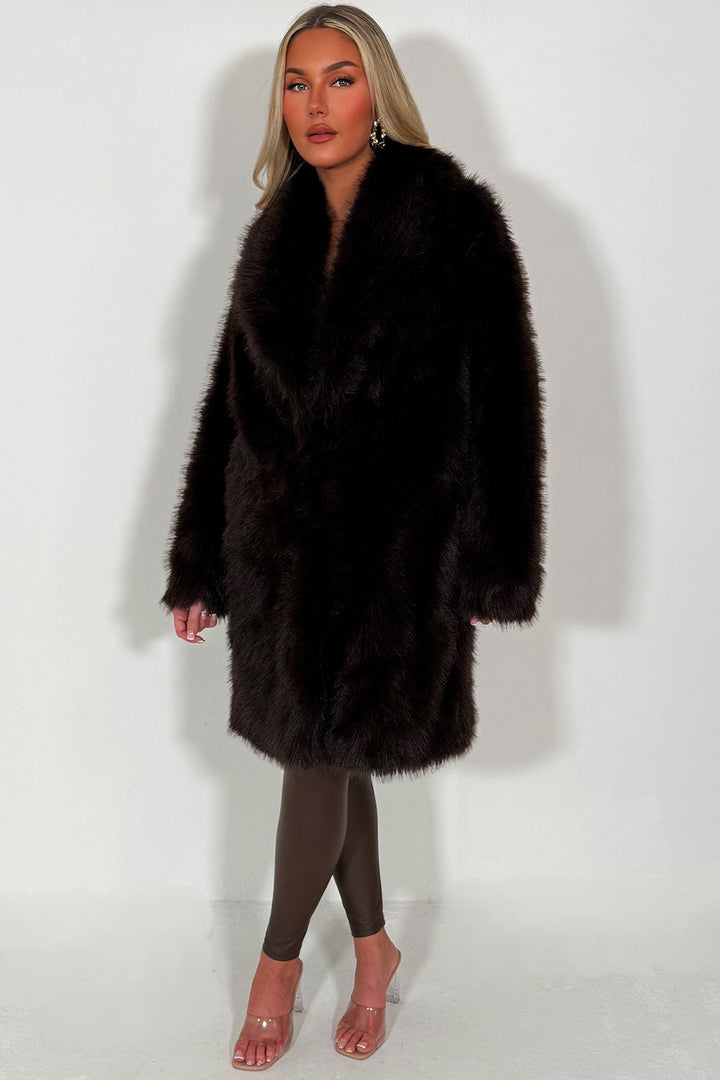 Zadie | Women’s long faux fur coat