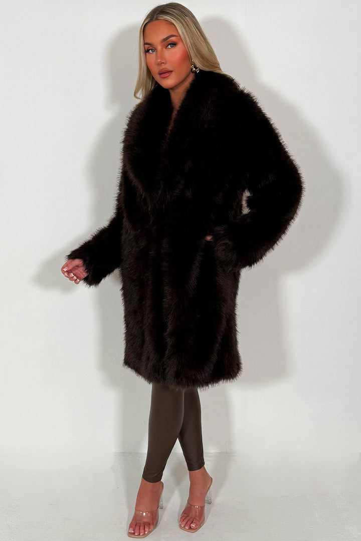 Zadie | Women’s long faux fur coat