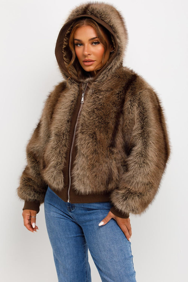 Bellamy | Women’s faux-fur hooded jacket