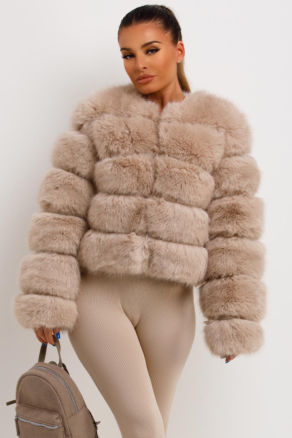 Kamari | Women’s faux fur bubble coat