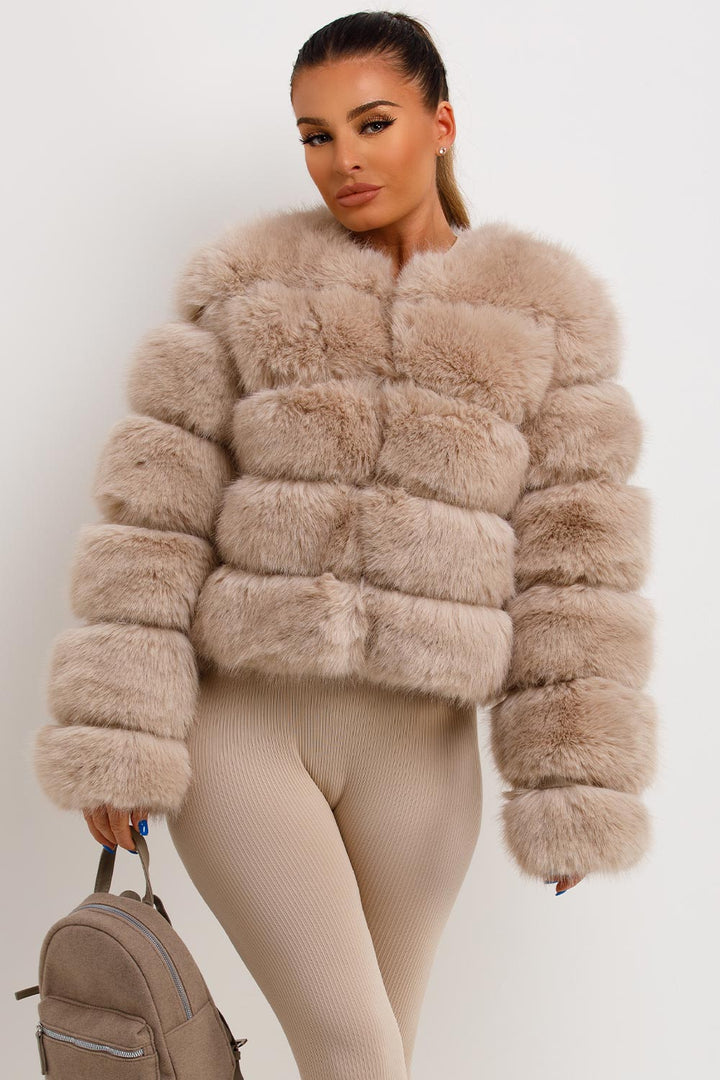 Kamari | Women’s faux fur bubble coat