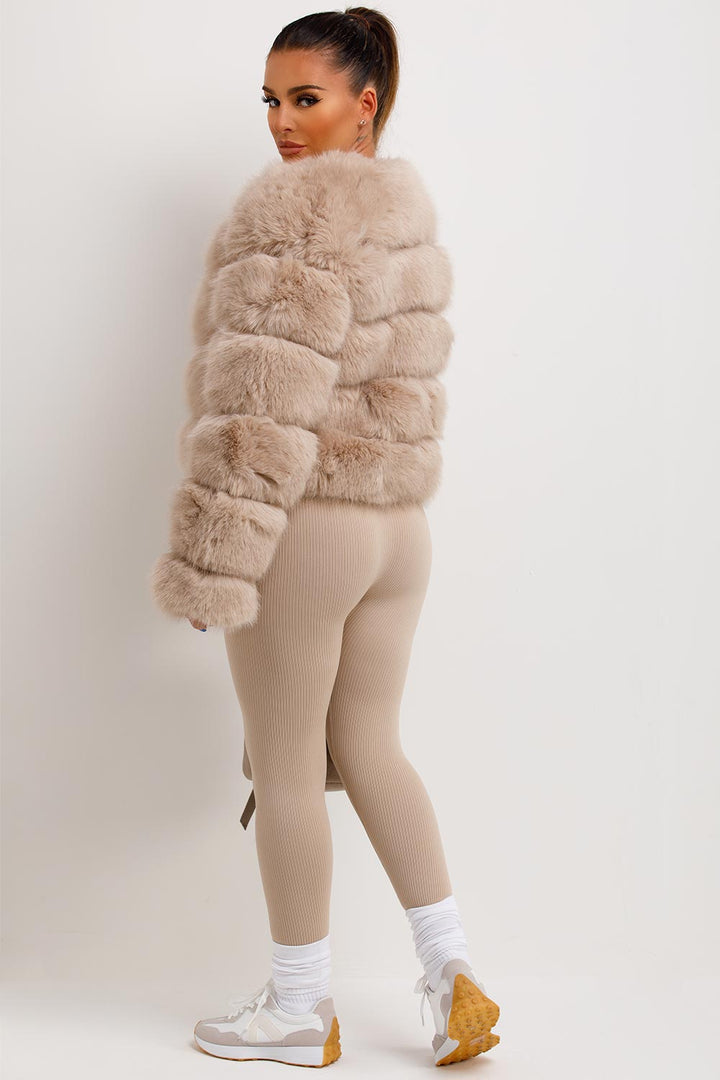 Kamari | Women’s faux fur bubble coat