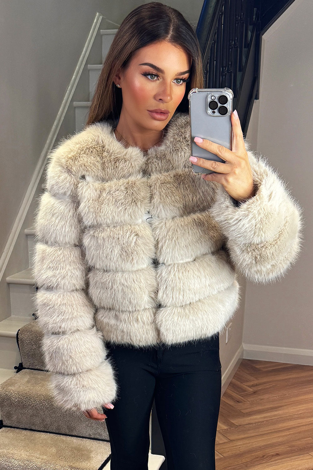 Kamari | Women’s faux fur bubble coat