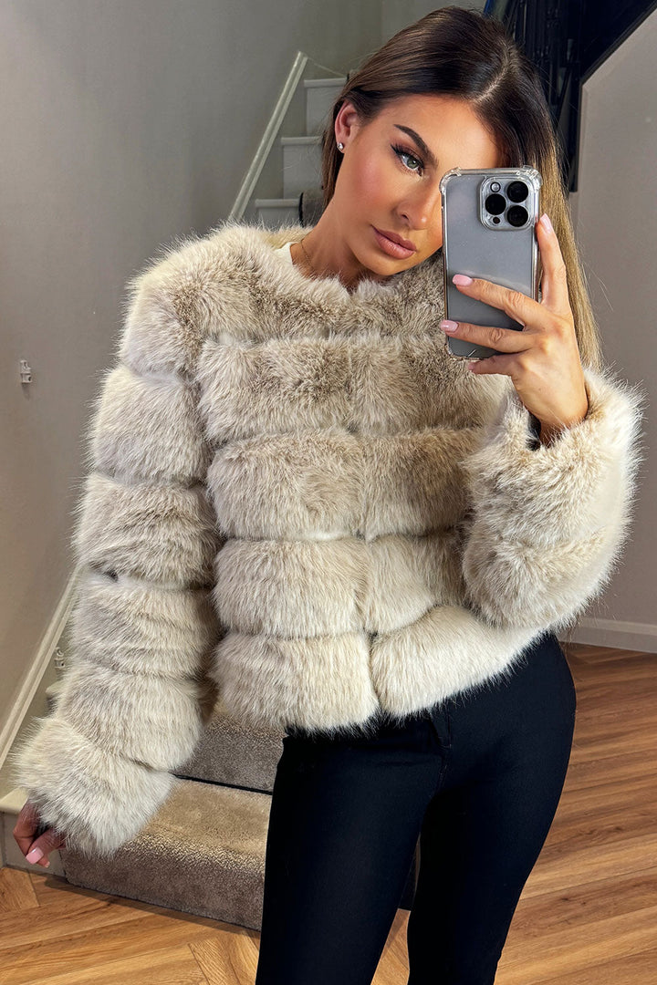 Kamari | Women’s faux fur bubble coat