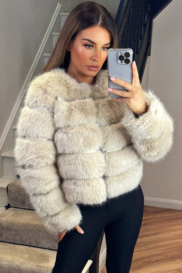 Kamari | Women’s faux fur bubble coat
