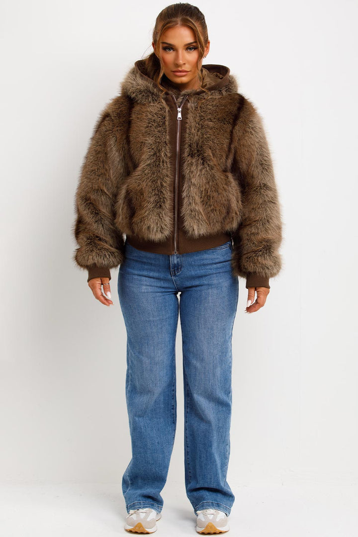 Bellamy | Women’s faux-fur hooded jacket