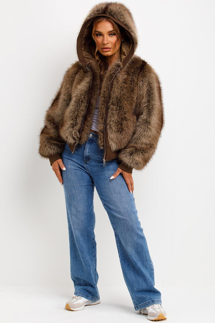 Bellamy | Women’s faux-fur hooded jacket